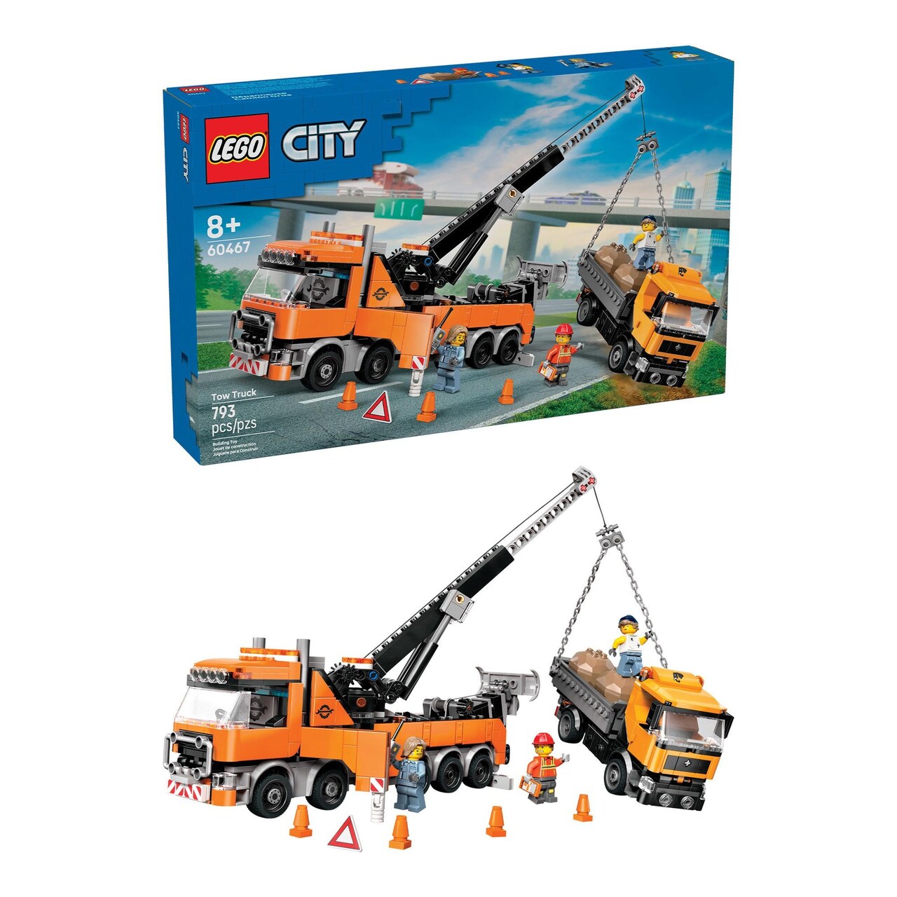 LEGO LEGO® City Heavy-Duty Recovery Tow Truck with Crane - 60467
